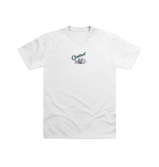 White Castrol Avec T-Shirt