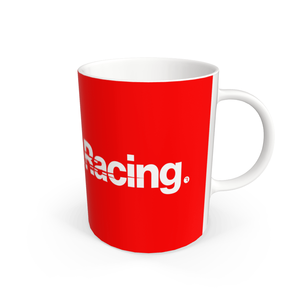White Rubbing Is Racing Mug
