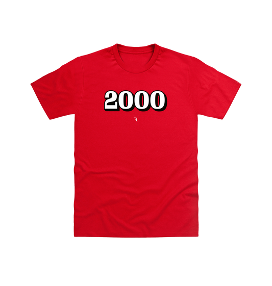 Red 2000 Champion - Red T-Shirt