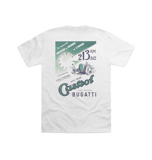 White Castrol Avec T-Shirt