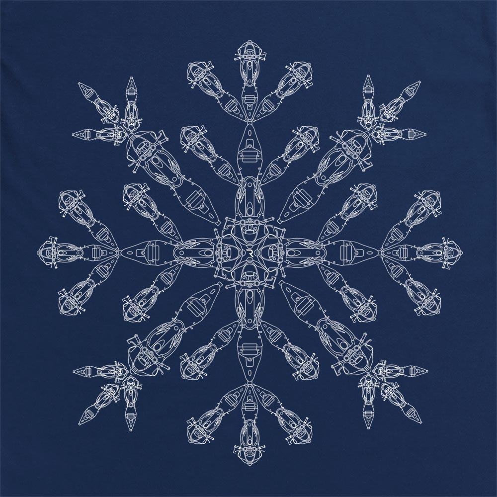 Snowflake - Sports Motorcycle Sweatshirt