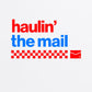 Haulin' The Mail White Hoodie