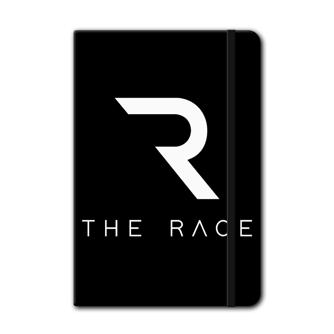 The Race Logo Black Notebook