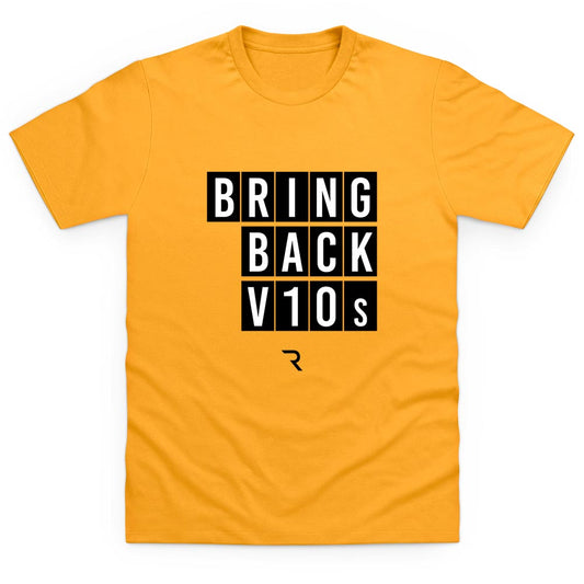 Bring Back V10s Yellow T Shirt