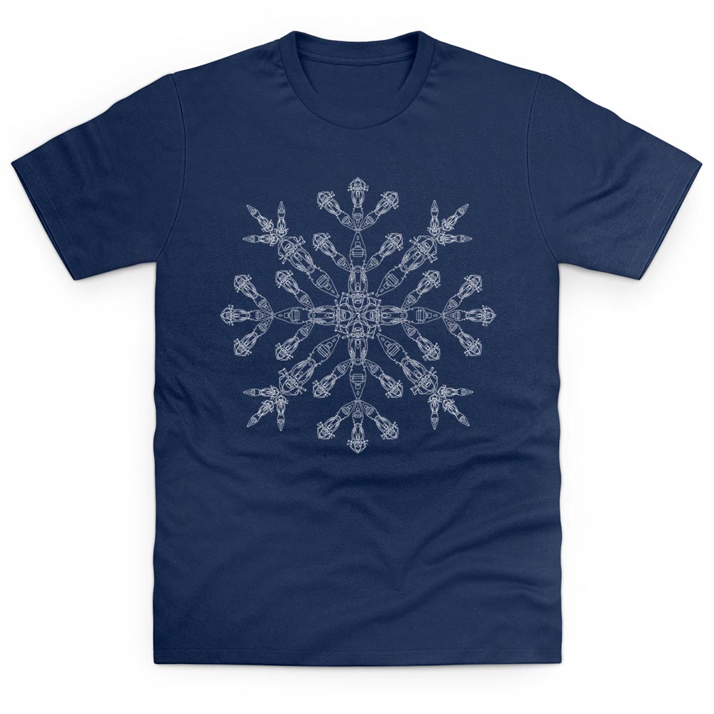 Snowflake - Sports Motorcycle T Shirt