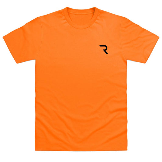 Embroidered R Logo Orange T Shirt