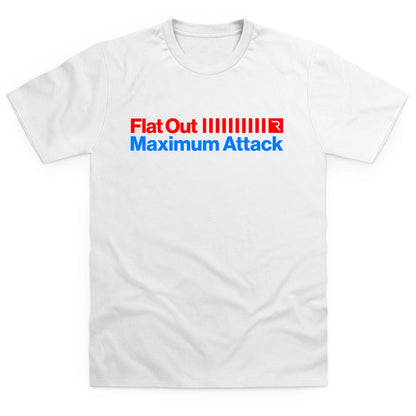 Flat Out Maximum Attack White T Shirt