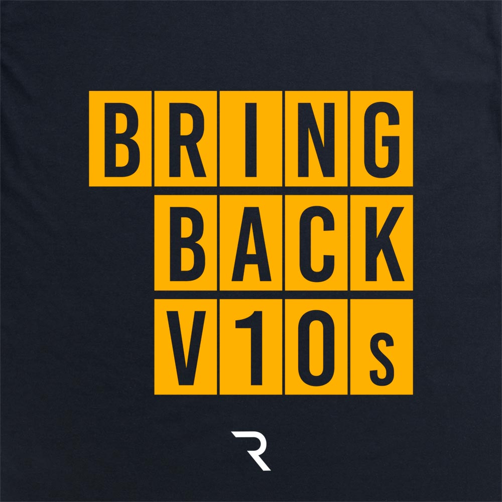 Bring Back V10s Black T Shirt