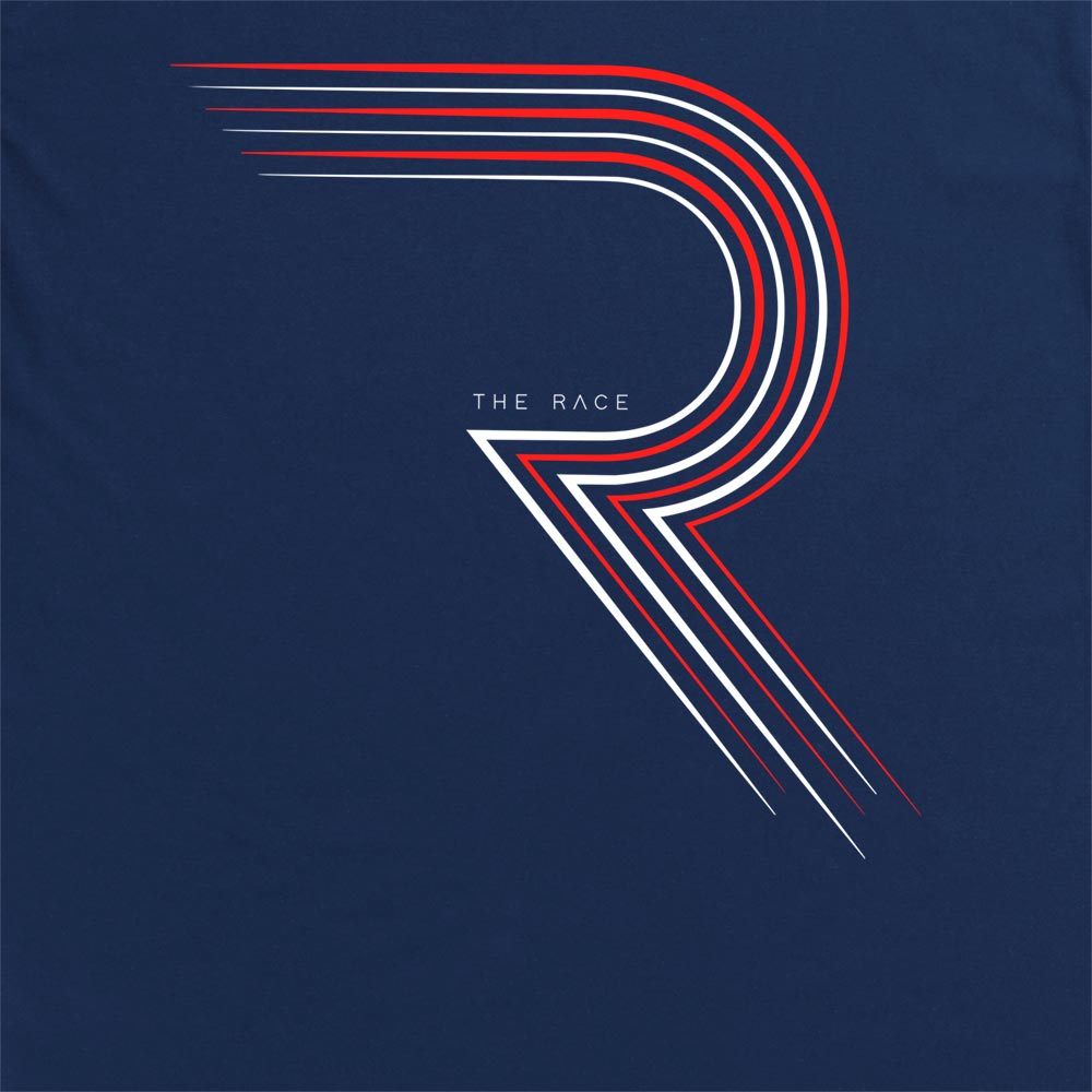 Racing Lines - Navy T-Shirt